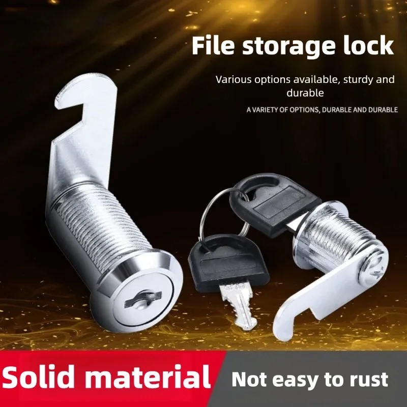 Furniture Hardware Cam Lock - Sicheres, Langlebiges Möbelbeschlag-Schloss, Briefkasten-Schrank-Schubladen-Vorhängeschloss mit Schließzylinder