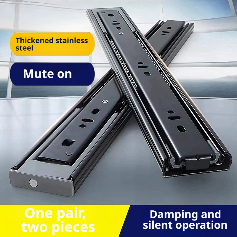 Furniture Hardware And Fittings - Kaltgewalzter Stahl-Schiebeschienen-/Möbeltürbeschlag-Set – Neues Zubehör-Kit für