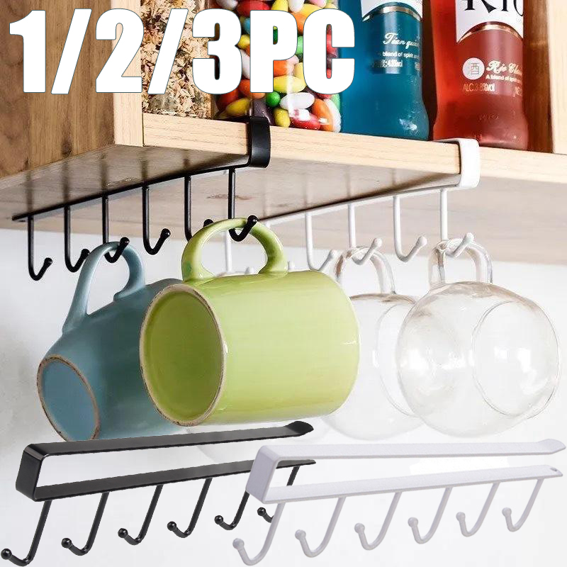 Furniture Hardware Accessories - 1/2/3PC 6 Haken Küche Schrank Lagerung