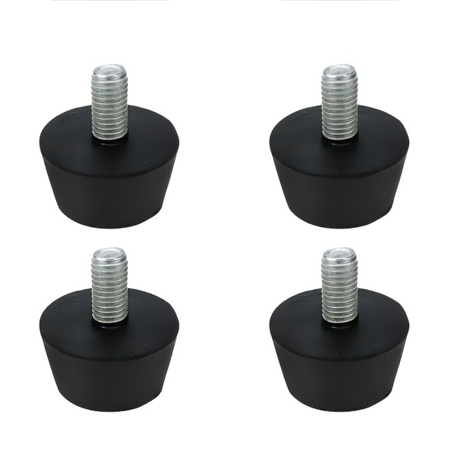 Furniture Hardware Brackets - 4 Stück verstellbare Gummifüße mit Schraube,