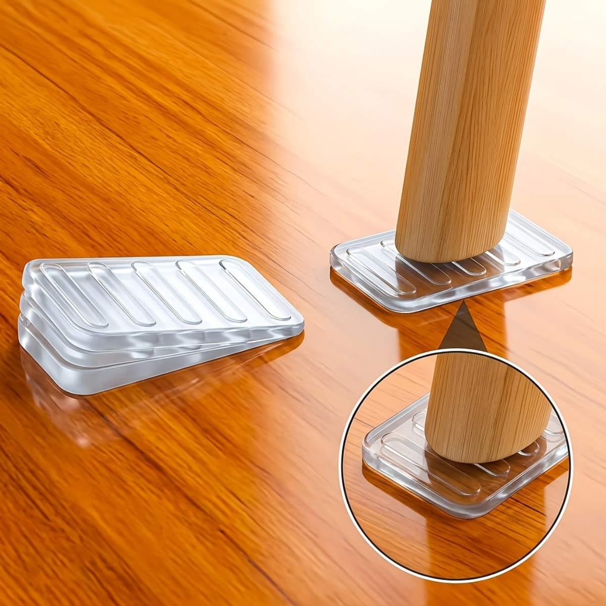 Furniture Hardware Brackets - 8 Stück verstellbare Tischbein-Balancierpads, geeignet für