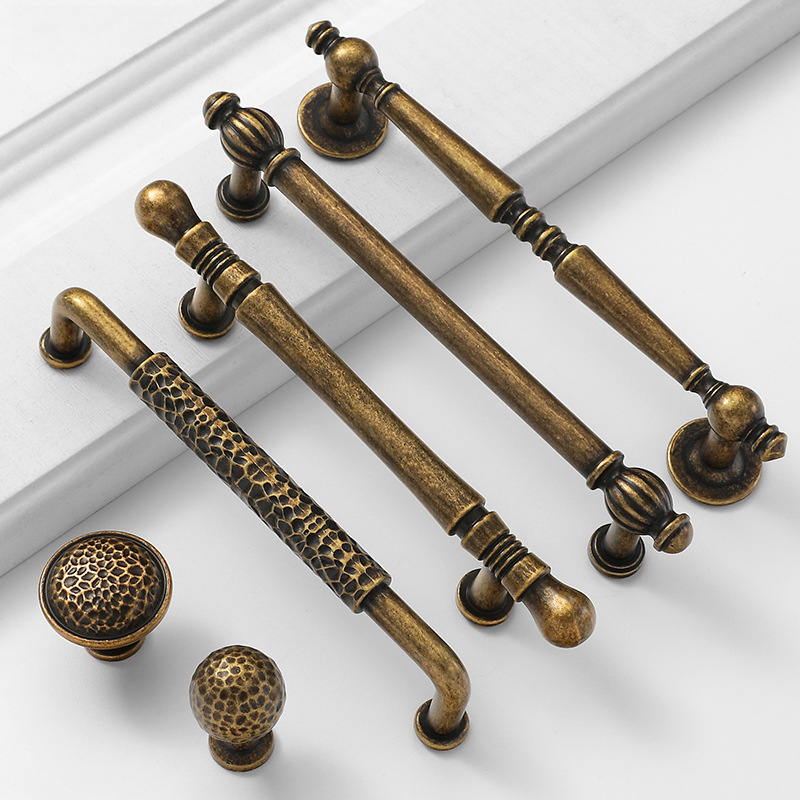 Unique Furniture Hardware Pulls - Vintage Antik-Kupfer Schrankgriff Einzigartiger Knopf Neuer