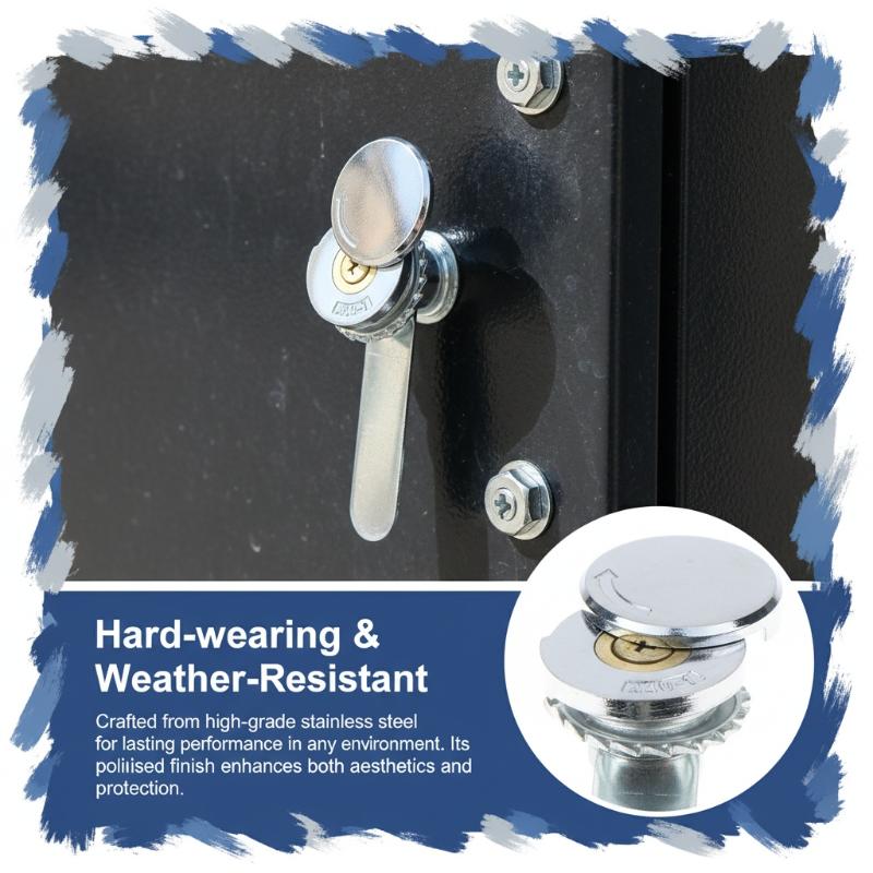 Furniture Hardware Cam Lock - Zylinderschloss aus Aluminiumlegierung, 18,5 mm/22 mm,