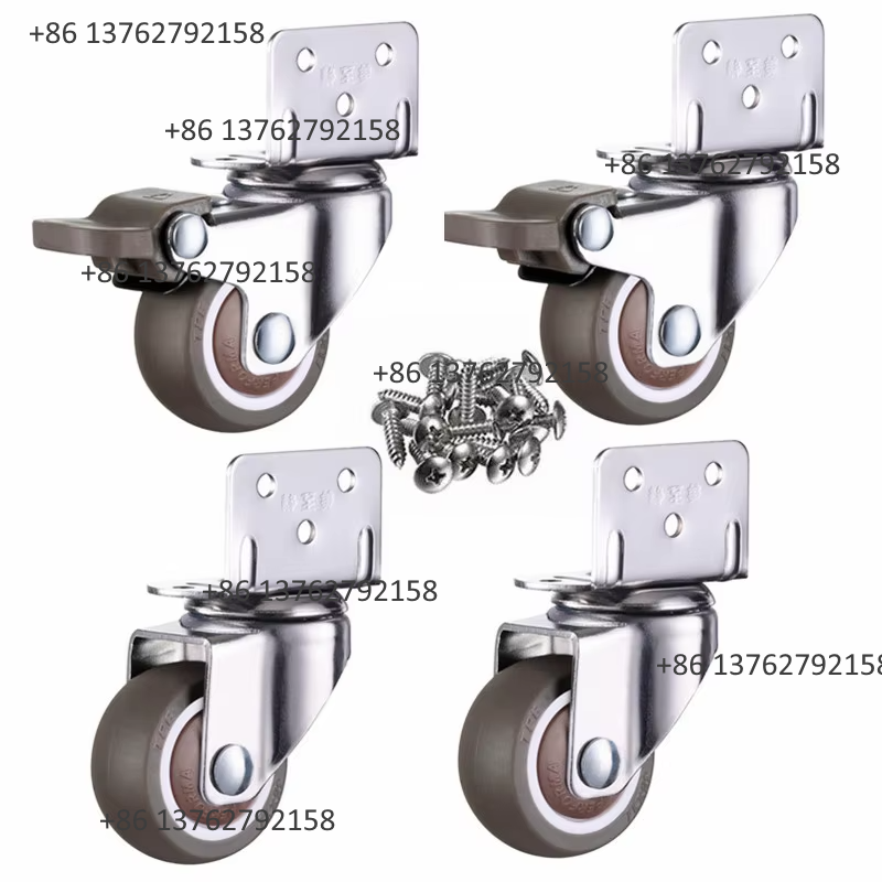 4 Stück leise, drehbare Rollen – Furniture Hardware Accessories Bewertung und Preis