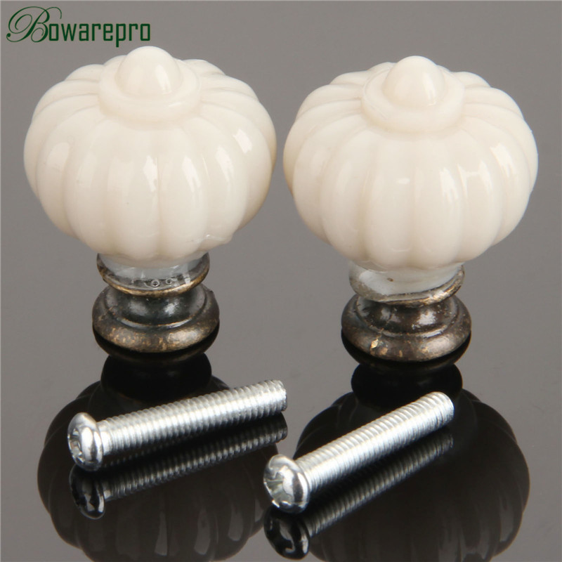 1Pc Acryl Elfenbein Weiß Kürbi – Furniture Hardware Manufacturers Bewertung und Preis