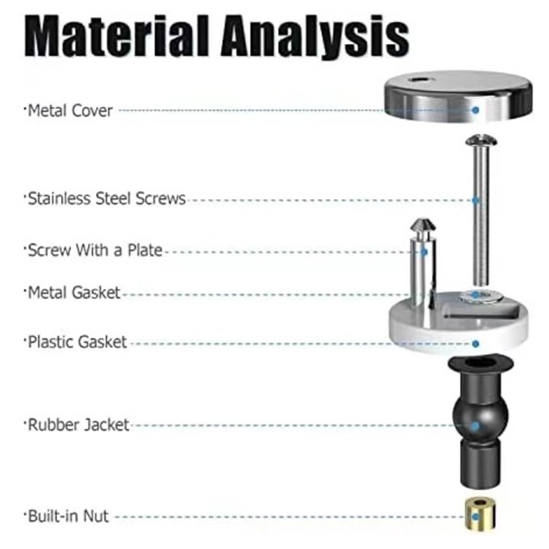 2 Stück WC-Sitzscharniere, obe – Furniture Hardware Hinges Bewertung und Preis
