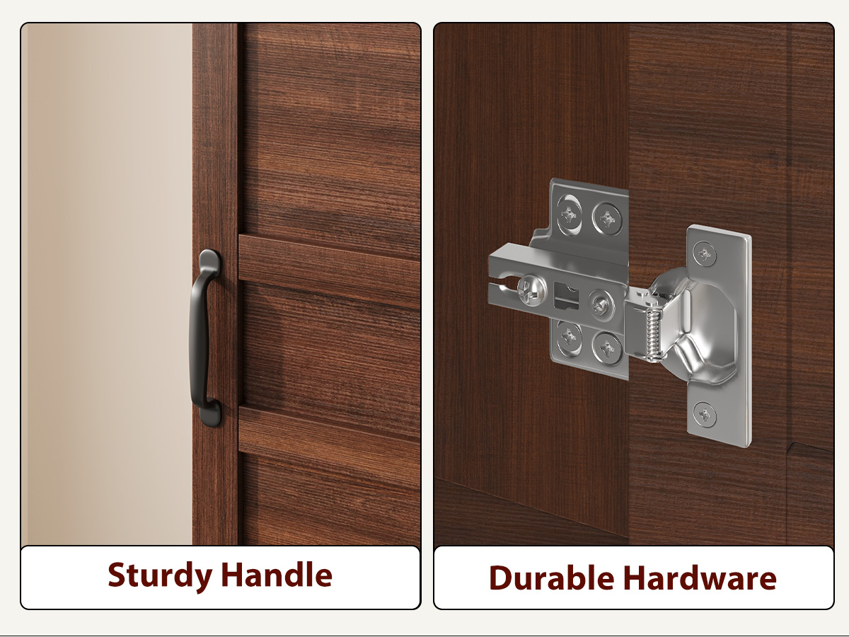 Holzkleiderschrank – 72 Zoll h – Furniture Hardware Hinges Bewertung und Preis