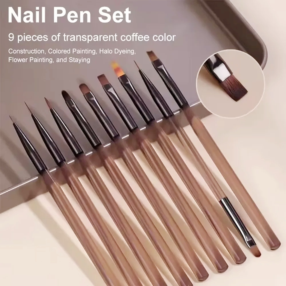 9PCS Nagel Pinsel für Nail art – Furniture Hardware Nails Bewertung und Preis